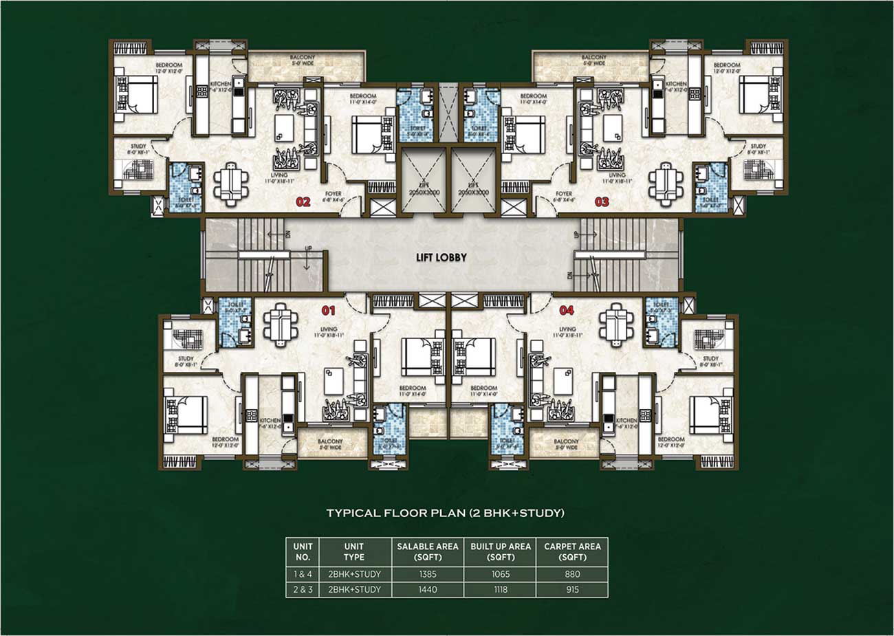 Omaxe Cassia Floor Plan