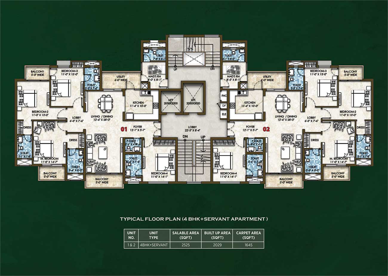 Omaxe Cassia Floor Plan